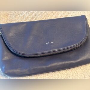 Matt & Nat Deep Purple Fold Over Bag